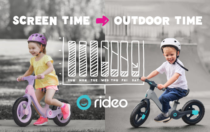 Rideo Folding Kids Balance Bike